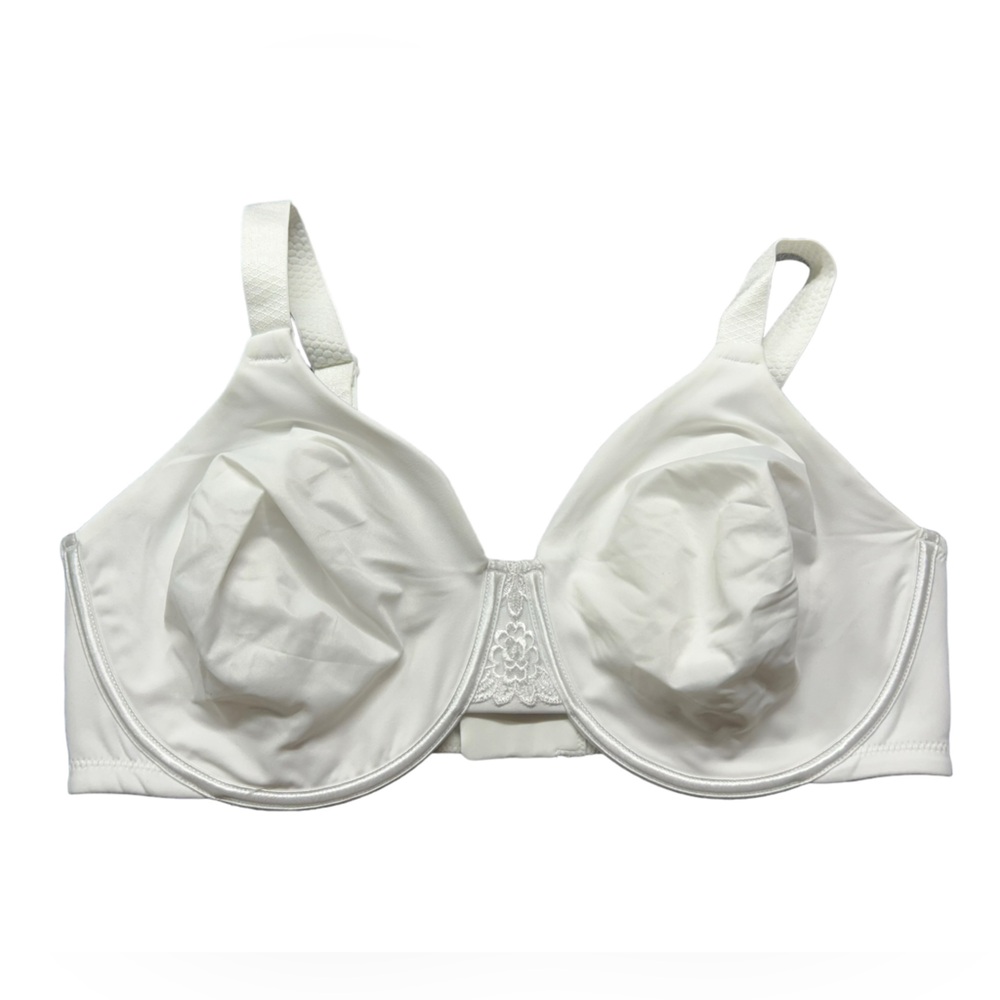 VANITY FAIR white beauty back underwire minimizer bra style 76080 NWT